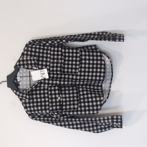 Zara Gingham Button Up